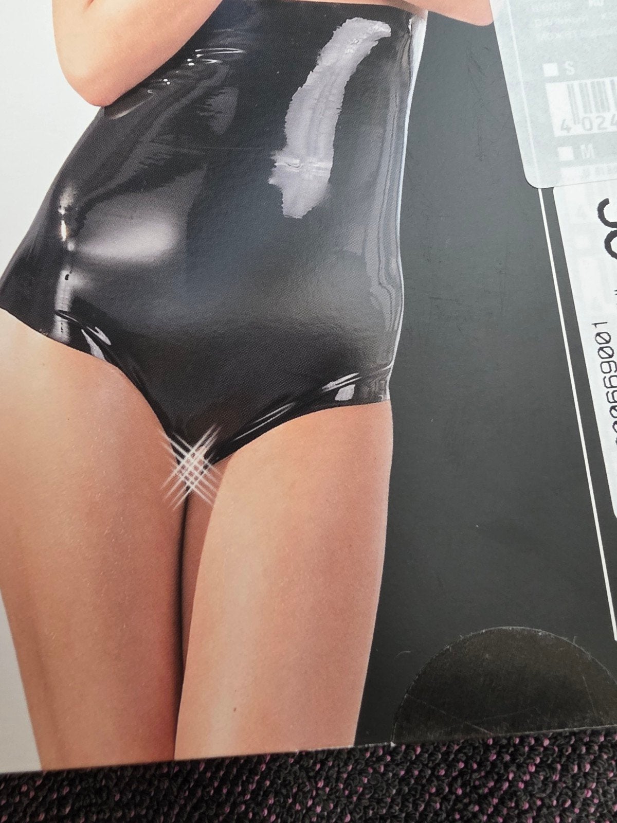 hoge slip latex nieuw xl, Ophalen of Verzenden, Zwart, Slip