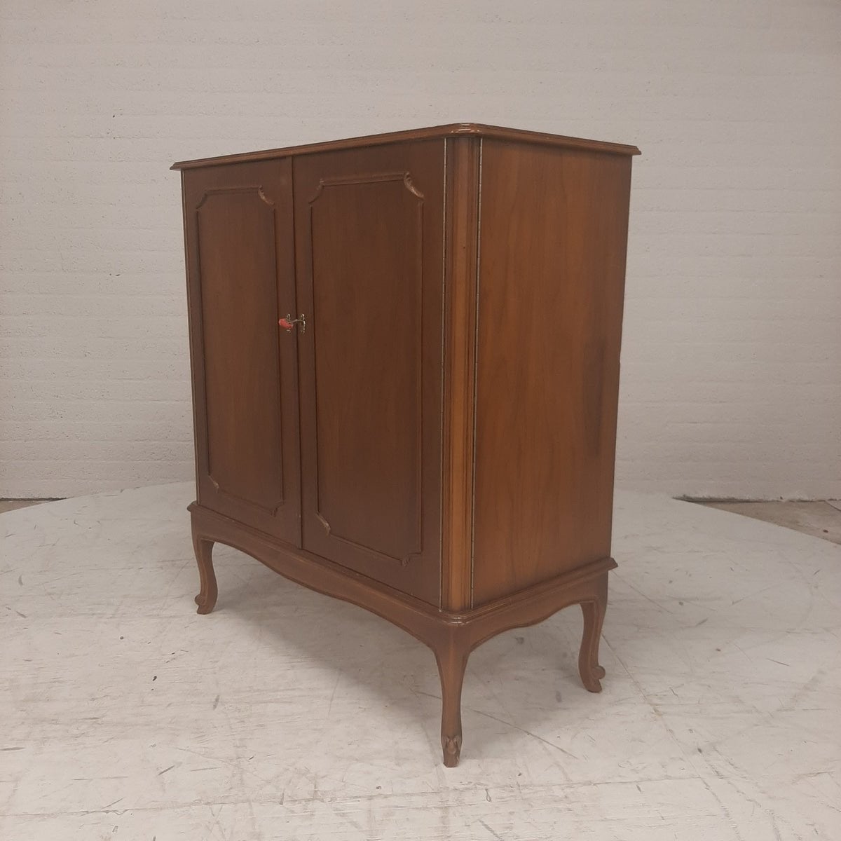Queen Anne Stijl Kabinet in Mahoniehout, Antiek en Kunst, Antiek | Meubels | Kasten, Ophalen