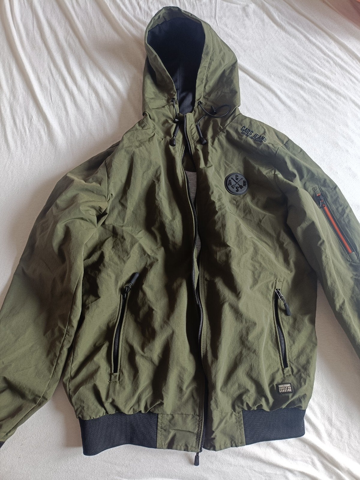 Cars Jeans jas maat S leger groen, Cars Jeans, Ophalen of Verzenden, Zo goed als nieuw, Groen