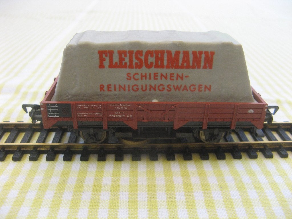 FLEISCHMANN 5569: railreinigingswagon met draaiende viltjes, Wisselstroom, Ophalen of Verzenden, Märklin, Nieuw