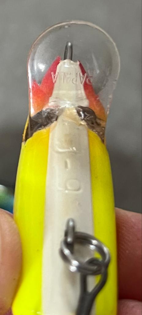 Set van 6 pluggen, inclusief Rapala J9, Ophalen of Verzenden, Zo goed als nieuw