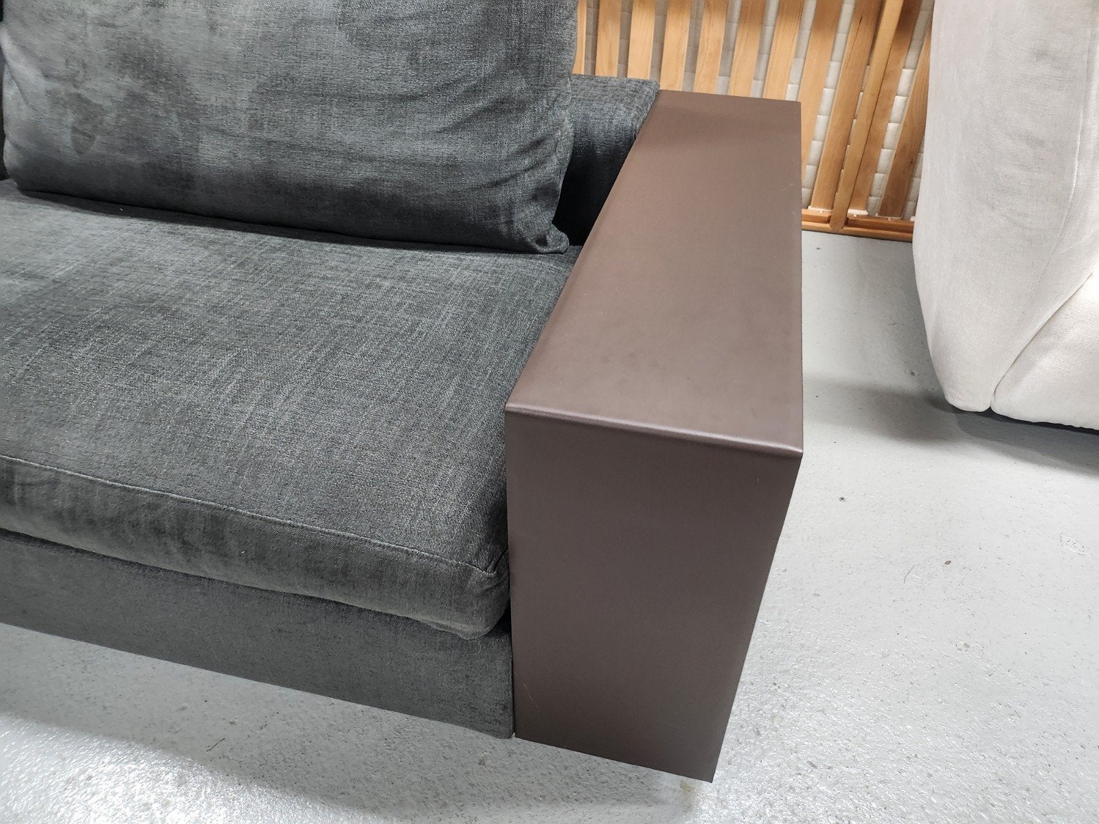 Flexform - Groundpiece hoekbank by Antonio Citterio, 125 cm of meer, Hout, 125 cm of meer, Ophalen of Verzenden