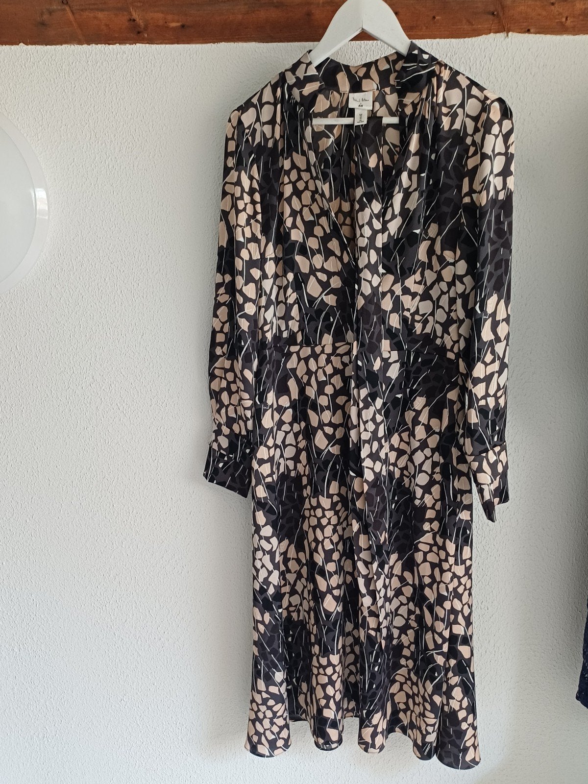 H&M x Richard Allan Jurk met print - Maat 38, Maat 38/40 (M), Meerkleurig, Ophalen of Verzenden, Zo goed als nieuw
