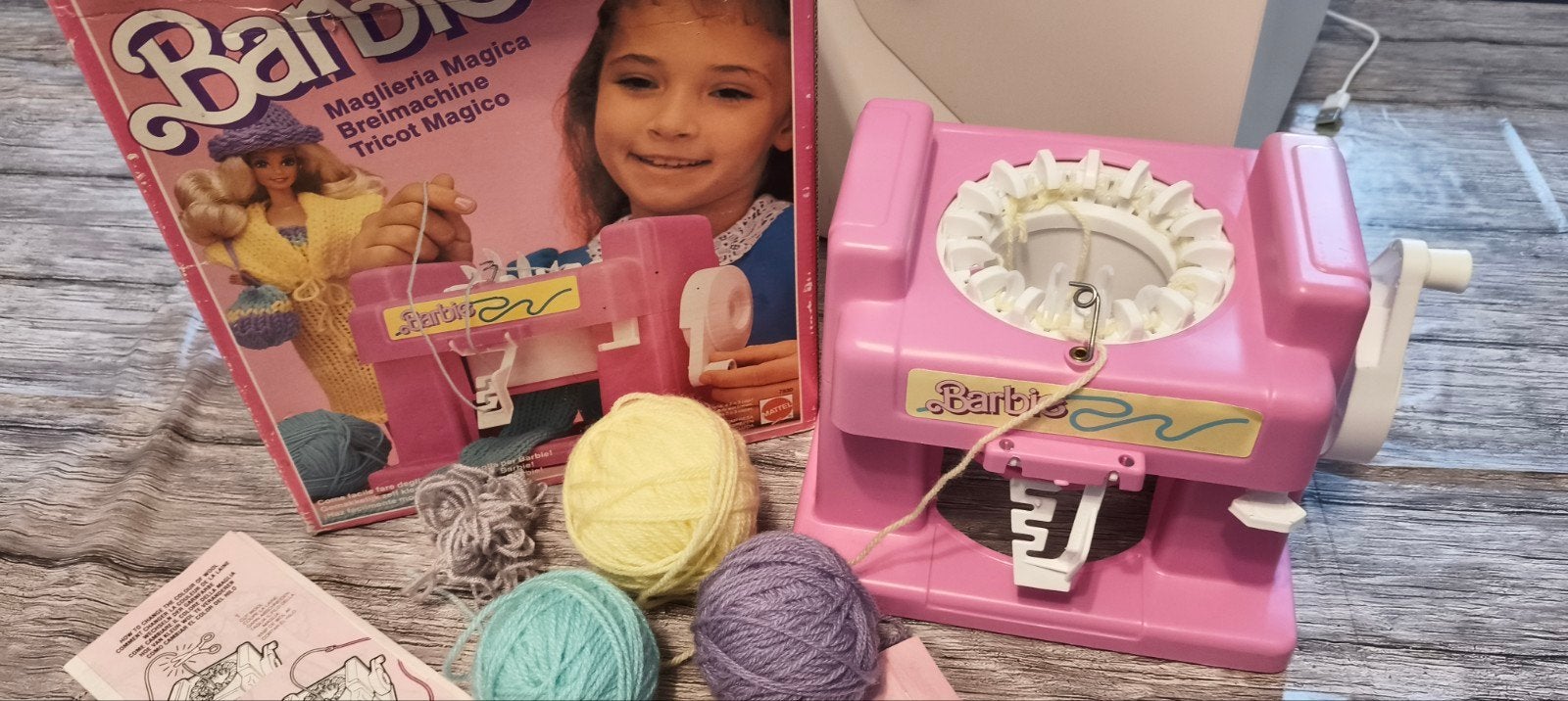 vintage Barbie Knit Magic Machine - Breimachine uit 1988, Ophalen of Verzenden, Gebruikt
