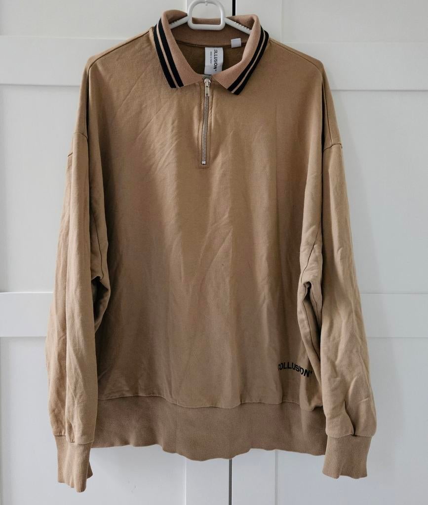 Opruiming: Oversized Collusion trui met rits en kraag maat M, Kleding | Dames, COLLUSION, Ophalen of Verzenden, Maat 38/40 (M)