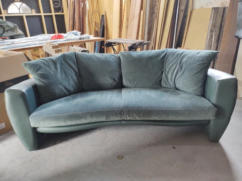 LEOLUX BANK, Ophalen, Gebruikt, 150 tot 200 cm, Tweepersoons