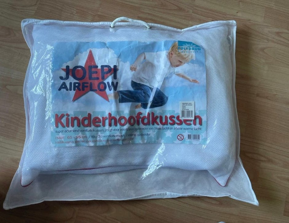 Joepie eerste kussen Air Flow, Jongetje of Meisje, Wit, Ophalen of Verzenden, Zo goed als nieuw