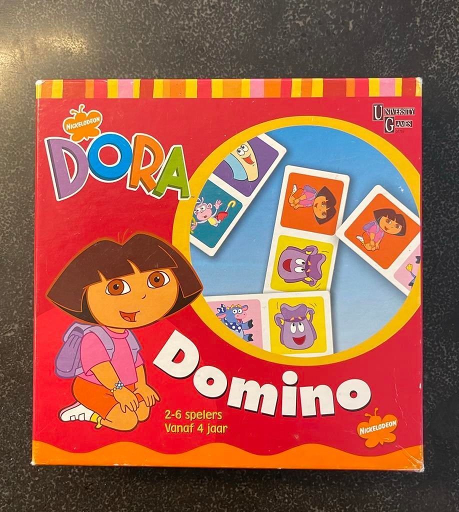 Domino Dora educatief spel, Ophalen of Verzenden, Zo goed als nieuw