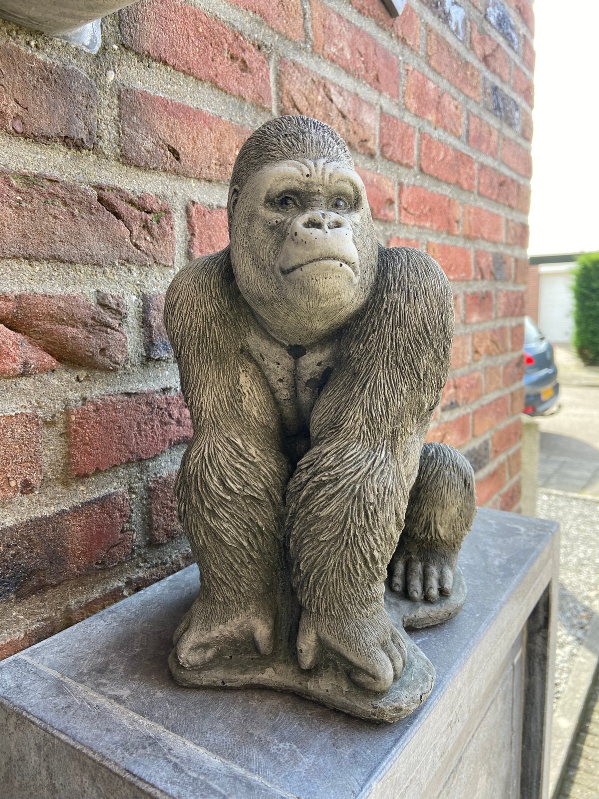 Kleine Gorilla, Ophalen, Nieuw, Beton, Dierenbeeld