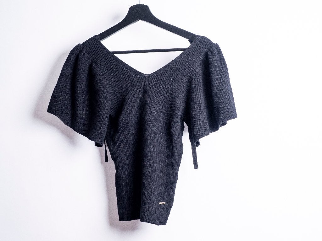Giorgio di Mare dames top – maat S – zwart, Zwart, Ophalen of Verzenden, Zo goed als nieuw, Lange mouw