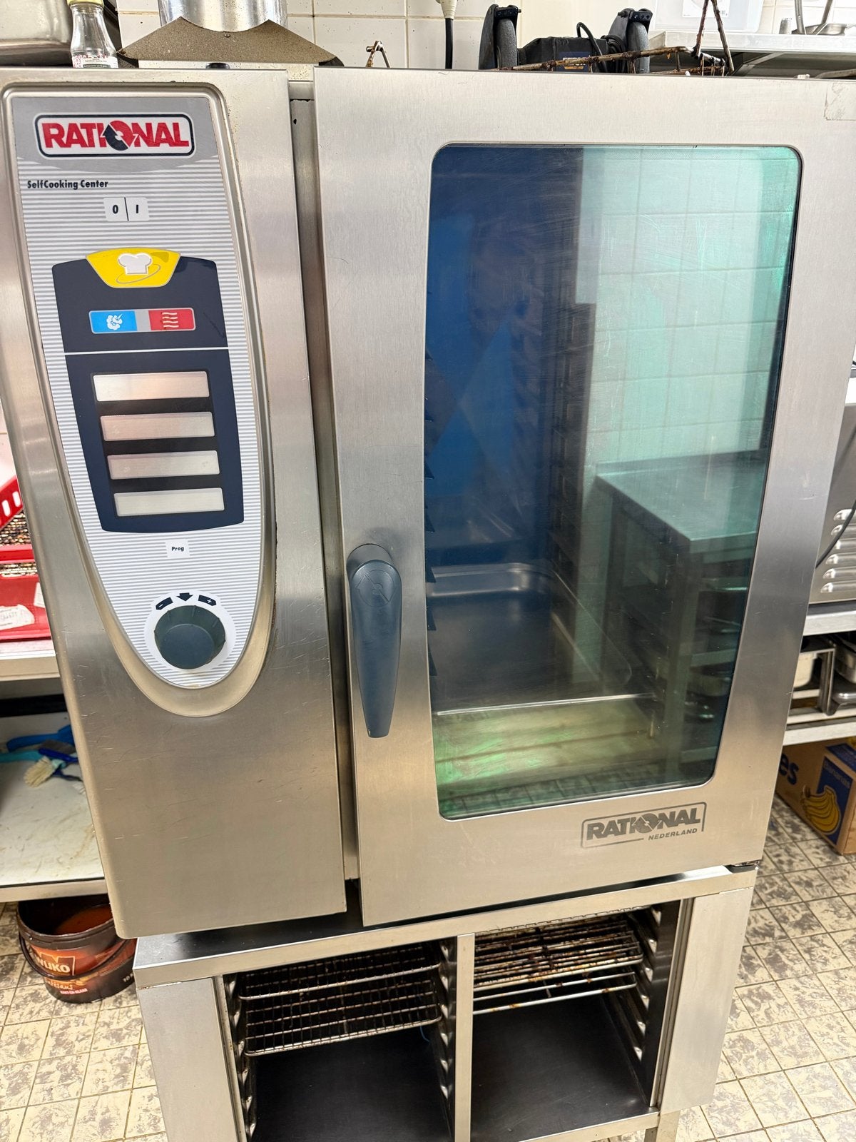 Rational SelfCookingCenter SCC 101G Combi-steamer Gas, Ophalen, Gebruikt, Ovens, Magnetrons en Steamers