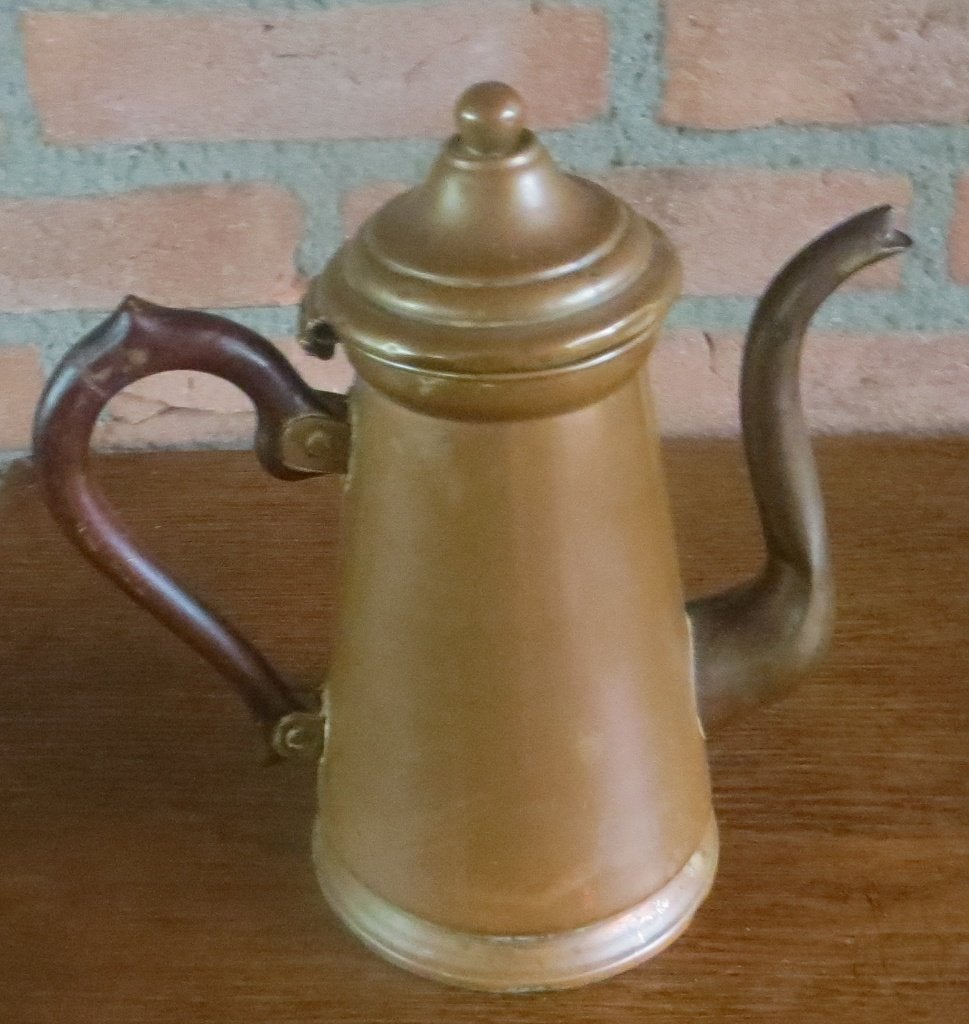 Koperen koffie pot voor sier prima staat, Ophalen of Verzenden, Koper