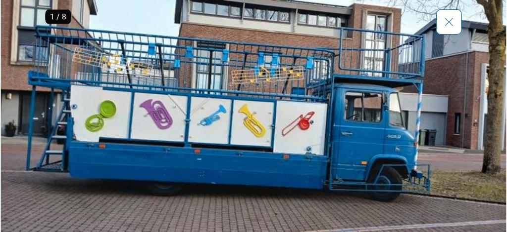 Mercedes 508 bak wagen met losse carnaval opbouw, Kleding | Dames, Carnavalskleding en Feestkleding, Ophalen, Zo goed als nieuw