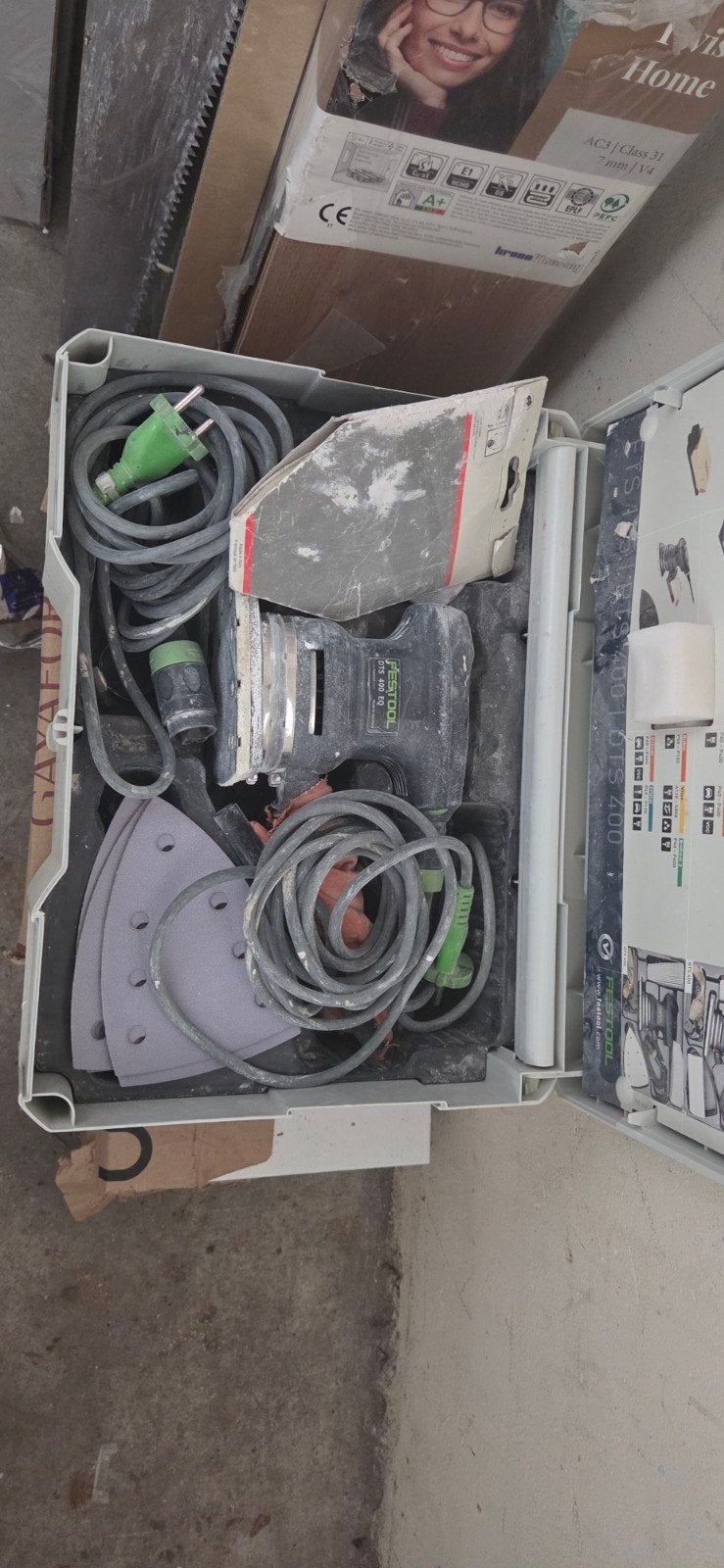 Festool DTS 400 EQ, Ophalen, Minder dan 600 watt, Vlakschuurmachine