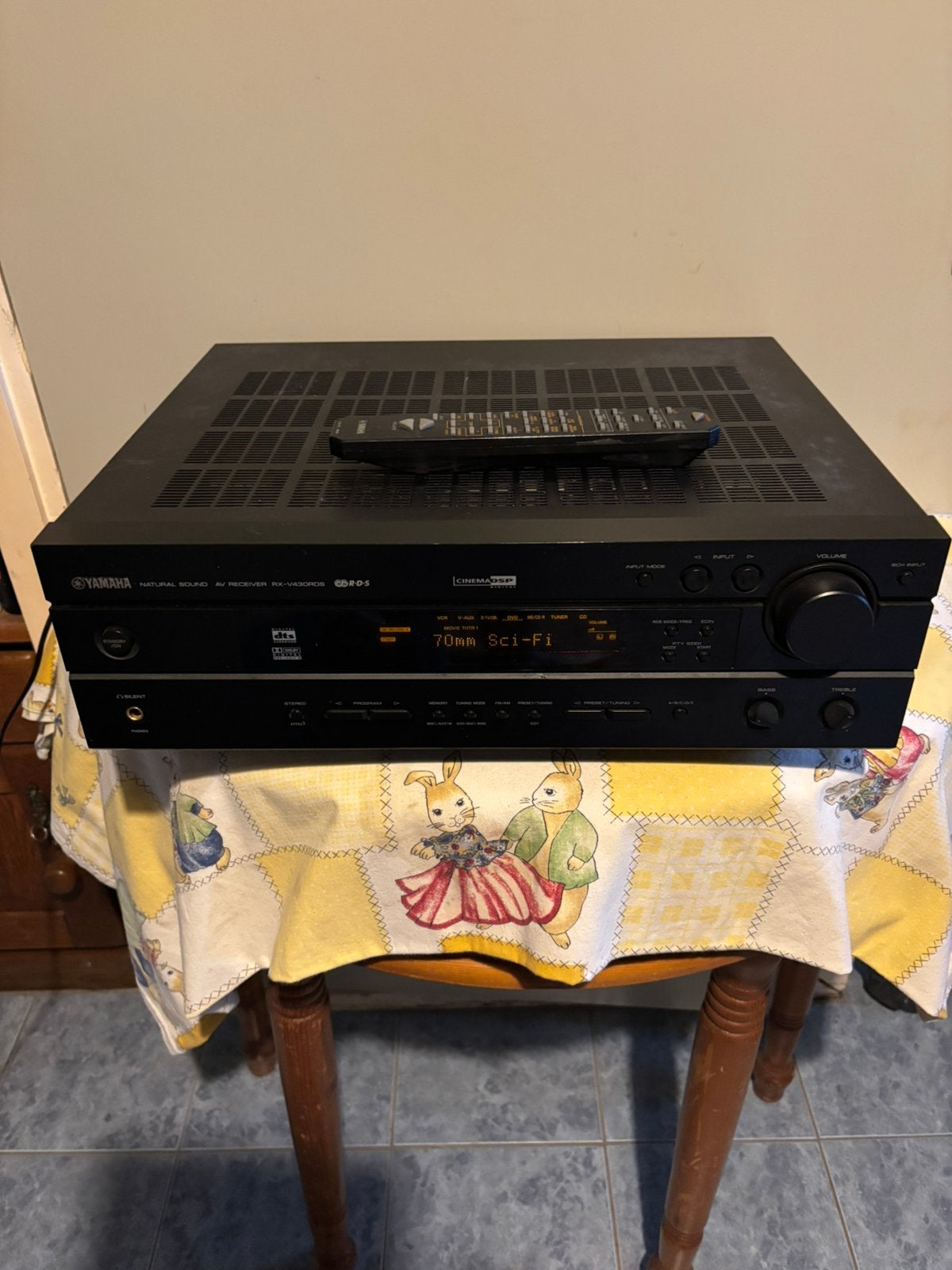Yamaha  met afstandbediening, Ophalen of Verzenden, Zo goed als nieuw, 120 watt of meer, Yamaha