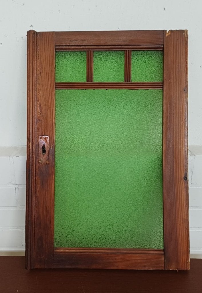 Glas in lood raam, Doe-het-zelf en Verbouw, Glas en Ramen, Ophalen, Gevelraam of Ruit, Gebruikt, Minder dan 80 cm