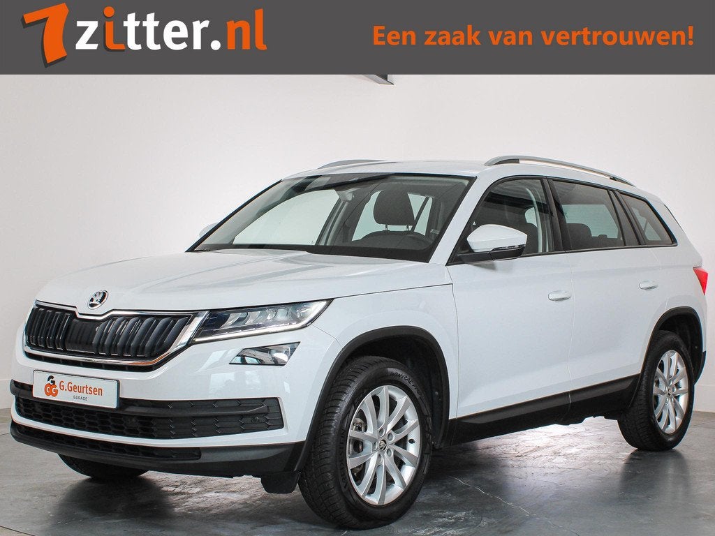 Skoda Kodiaq 1.5 TSI Business Edition 7-Persoons Trekhaak, S, Auto's, Skoda, 4 cilinders, 150 pk, Wit, Origineel Nederlands