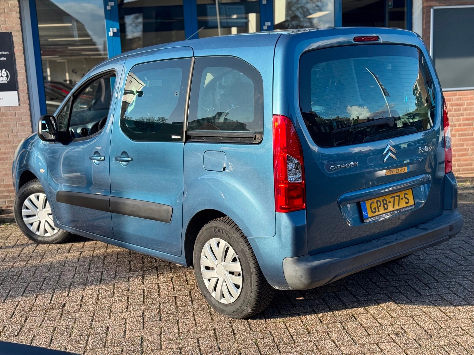 Citroen BERLINGO 1.6-16V Multispace 2008 BLAUW AIRCO APK NAP, Voorwielaandrijving, Dealer onderhouden, Stof, Gebruikt