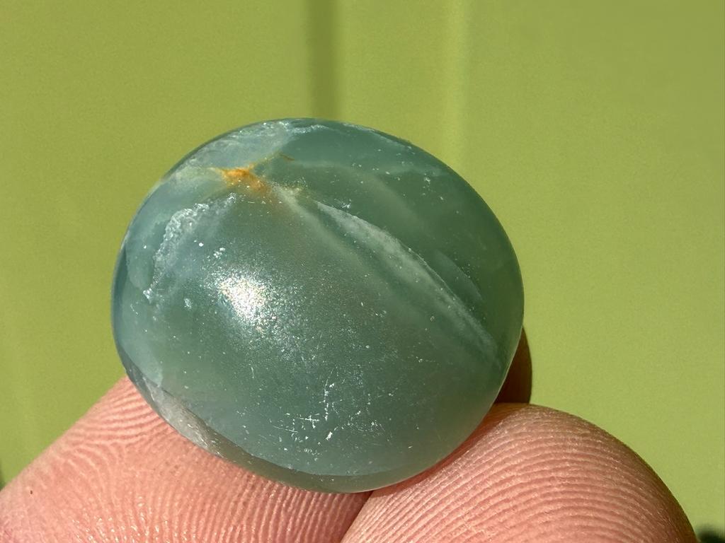Lemurian Aquatine broekzaksteen mineralen, Ophalen of Verzenden, Mineraal