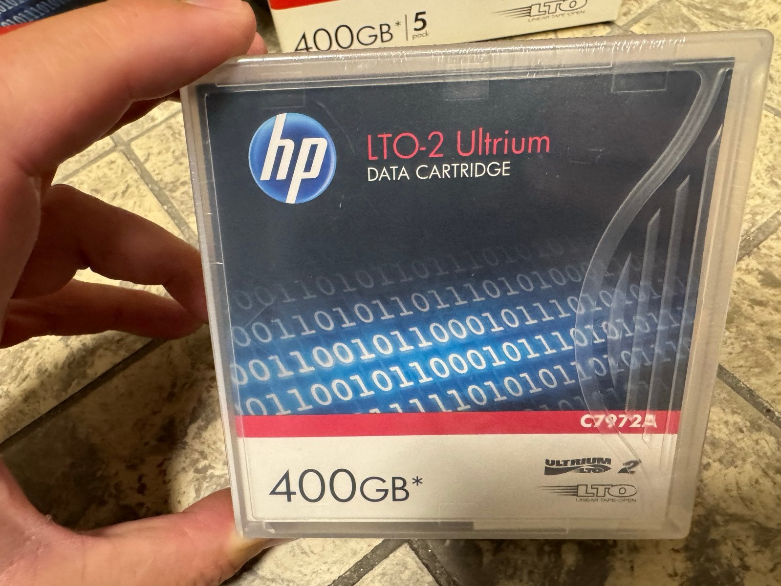 HP LTO-2 Ultrium Datacassettes C7972A - 400GB (8 stuks), Intern, Server, HDD, Nieuw