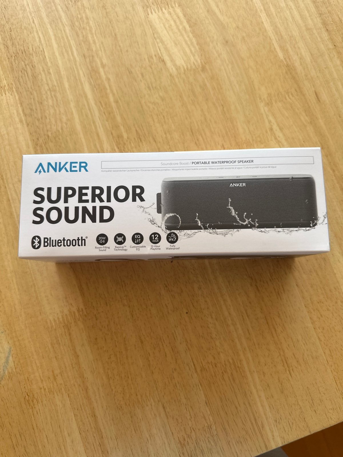 Nieuwe Anker Soundcore Boost Bluetooth Speaker (verzegeld), Overige merken, Nieuw, Ophalen of Verzenden, Draagbare speaker