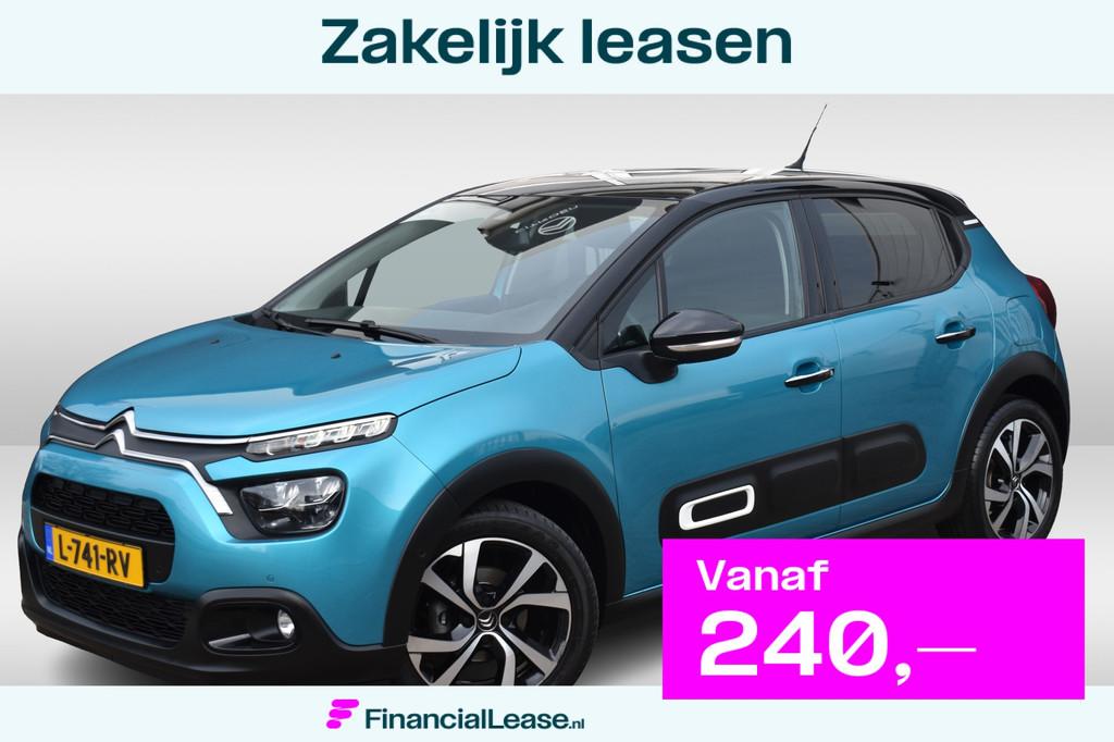 Citroën C3 PureTech 110pk Shine | Navigatie | Camera | Keyl, Auto's, Citroën, Bedrijf, Lease, Financial lease, C3, ABS, Achteruitrijcamera