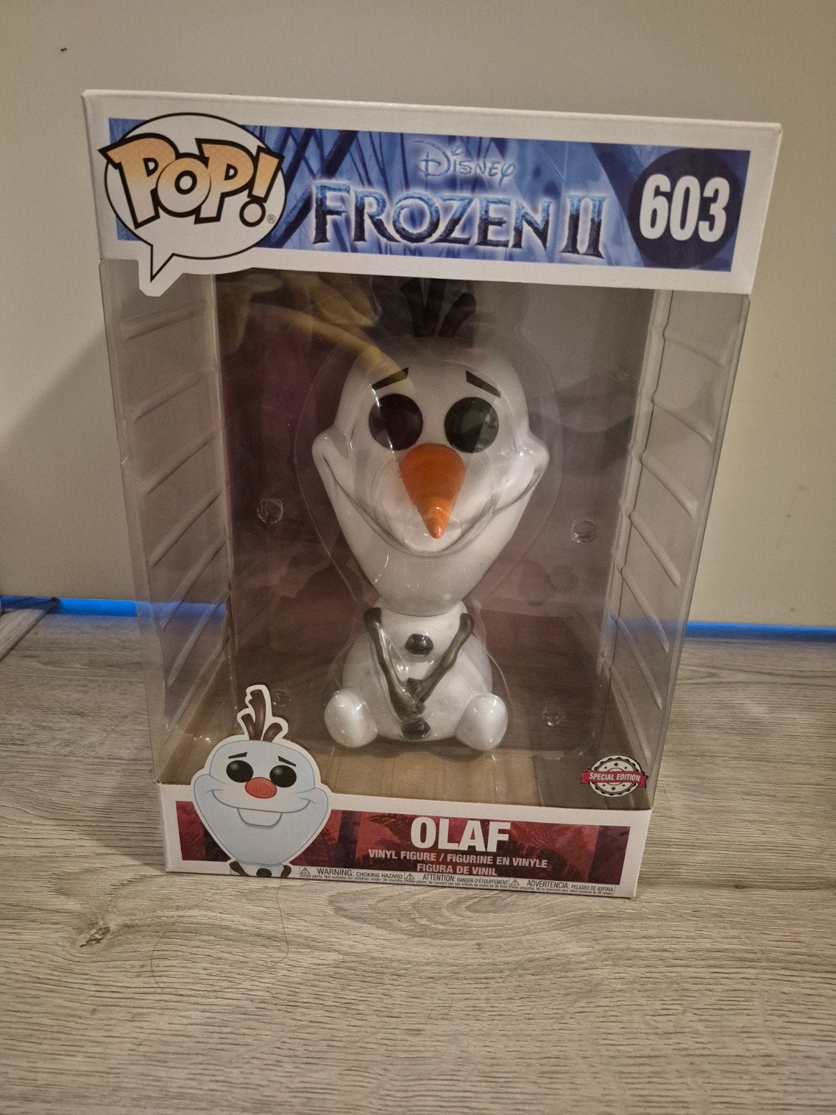 funko pop Olaf 10inch, Ophalen of Verzenden, Zo goed als nieuw