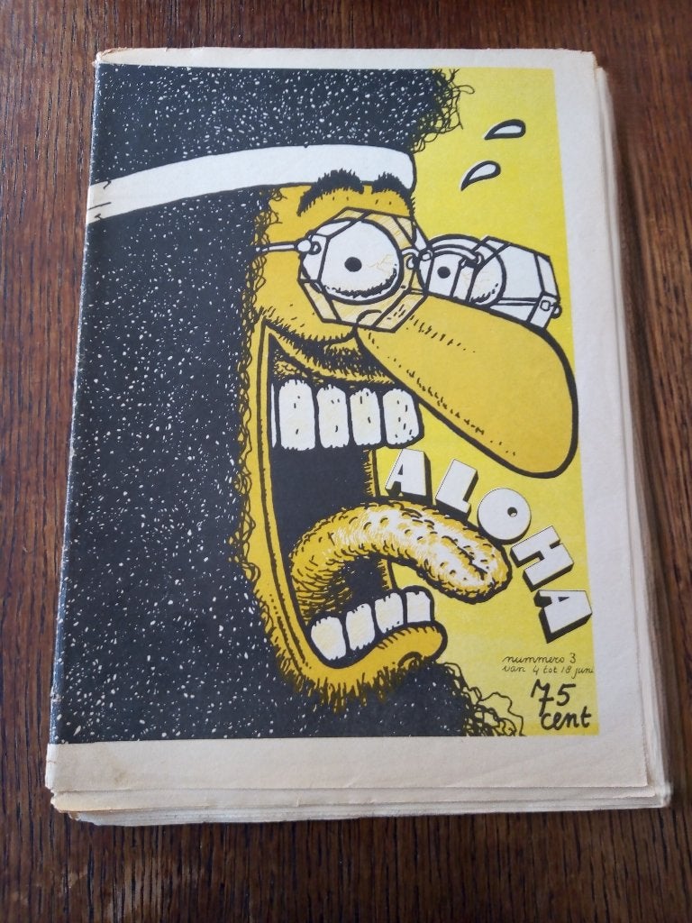 aloha nr.3 *1971*- gilbert Sheldon  strip, Ophalen of Verzenden, Gelezen, Muziek, Film of Tv