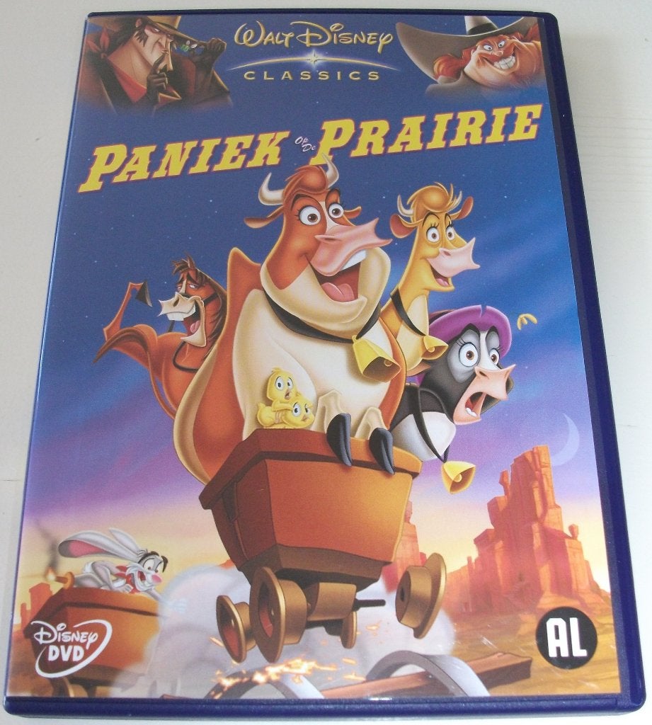 Dvd *** PANIEK OP DE PRAIRIE *** Walt Disney Classics, Cd's en Dvd's, Tekenfilm, Ophalen of Verzenden, Zo goed als nieuw, Alle leeftijden