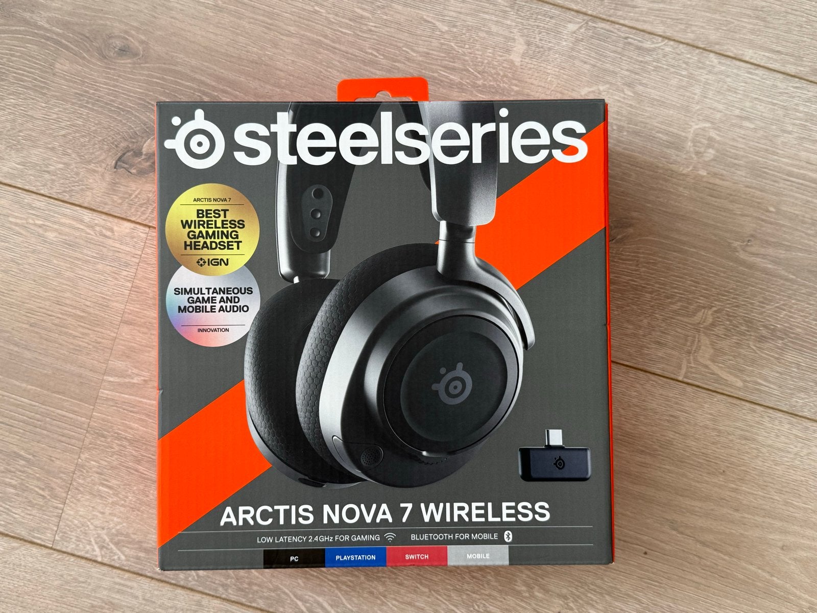 SteelSeries Arctis Nova 7 Wireless Gaming Headset, Ophalen, Gaming, Bluetooth, Zo goed als nieuw