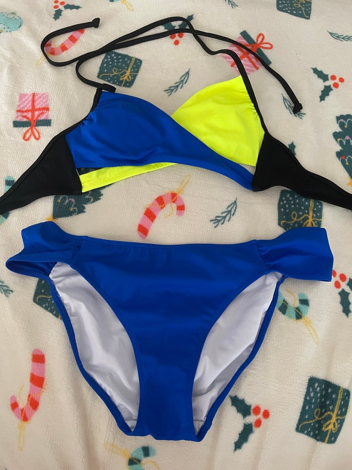 Victoria's Secret Pink Bikini - Maat S - Nieuw, Ophalen of Verzenden, Nieuw, Blauw, Bikini