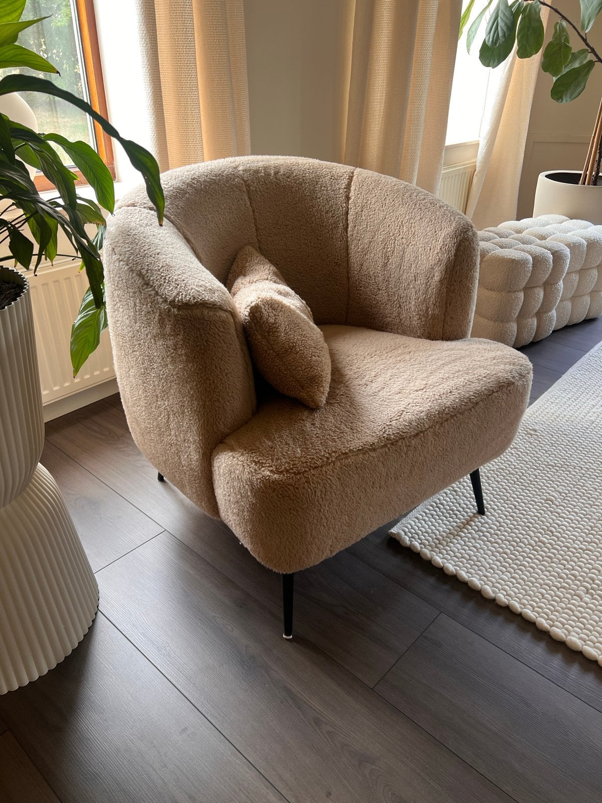 Bronx 71 Fauteuil beige- Naden Los, voor de handige klusser, Huis en Inrichting, Fauteuils, Ophalen, Gebruikt, Teddy, 75 tot 100 cm