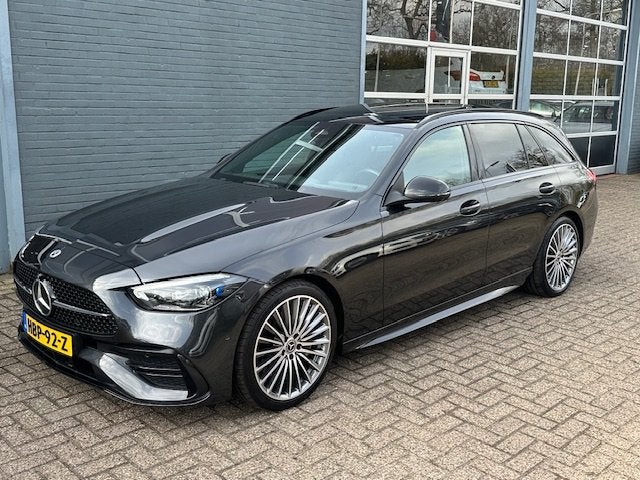 Mercedes-Benz C-Klasse Estate 180 AMG Line / 360 camera / La, 4 cilinders, Met garantie (alle), Automatische klimaatregeling, Leder
