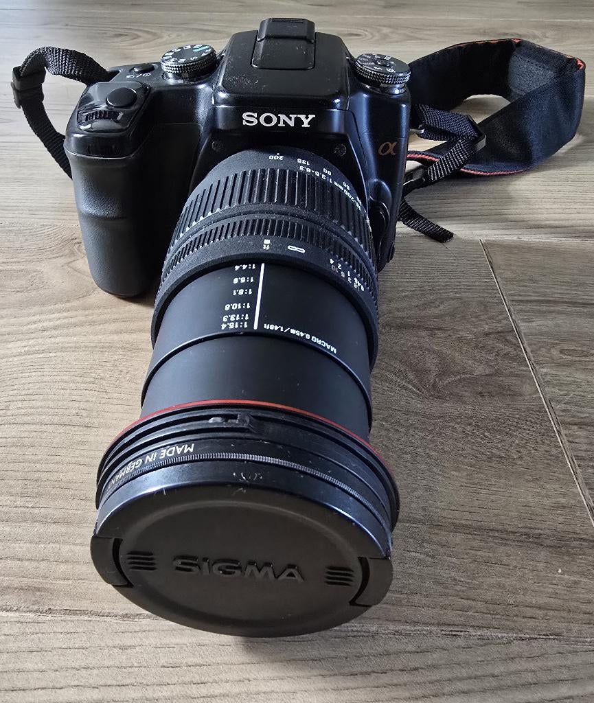Sony DSLR A100 Spiegelreflexcamera, Audio, Tv en Foto, Fotocamera's Digitaal, Gebruikt, Spiegelreflex, Sony, 8 keer of meer, Ophalen of Verzenden
