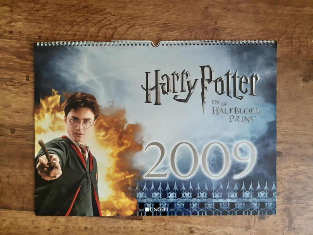 Orginele Vintage Kalender Harry Potter 2009, Ophalen of Verzenden, Zo goed als nieuw, Overige typen