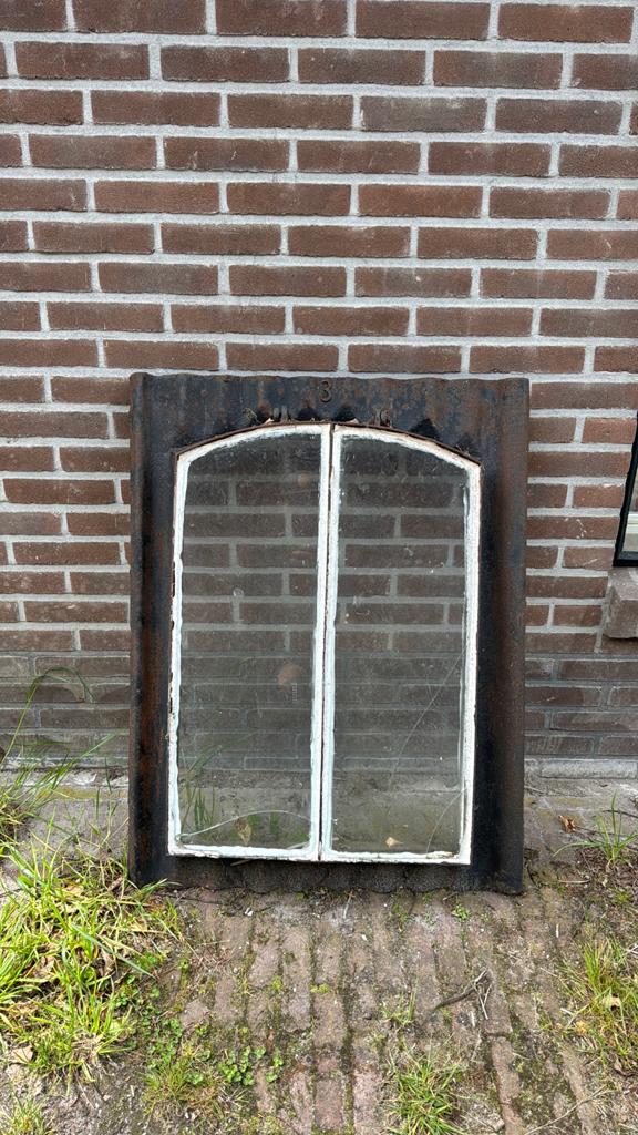 Stalen raam / stalraam, Doe-het-zelf en Verbouw, Glas en Ramen, Ophalen, Gevelraam of Ruit, Gebruikt, Minder dan 80 cm