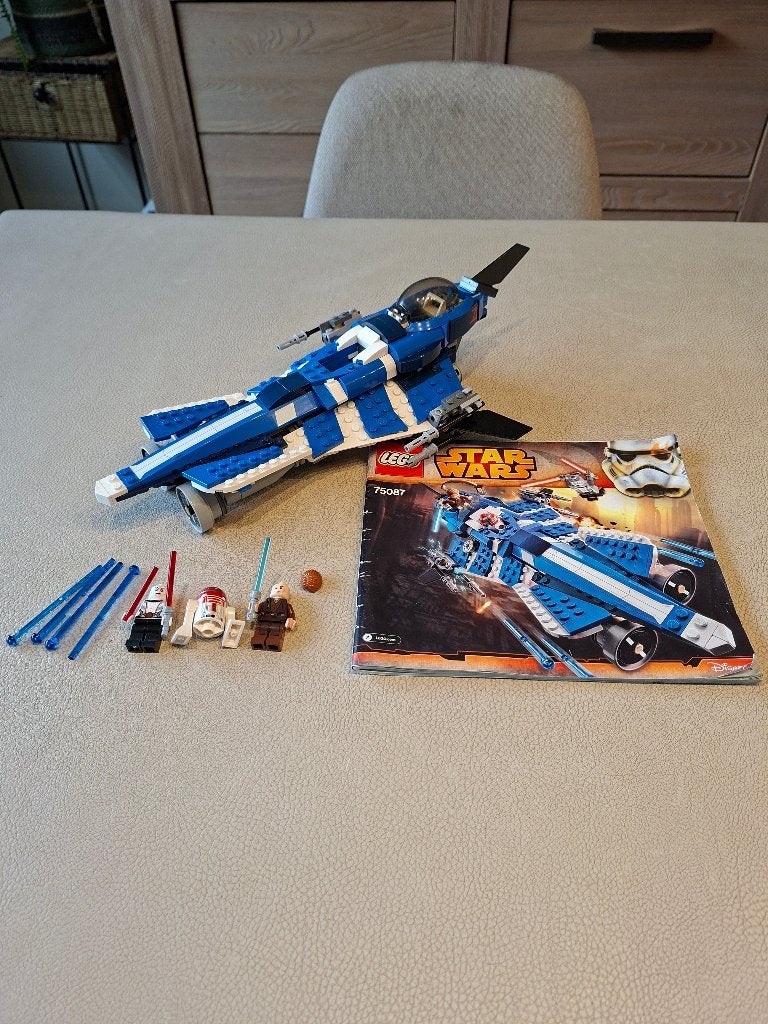 Lego Star Wars  75087  Anakin’s Custom Jedi Starfighter, BrickHeadz, Lego, Ophalen of Verzenden, Zo goed als nieuw