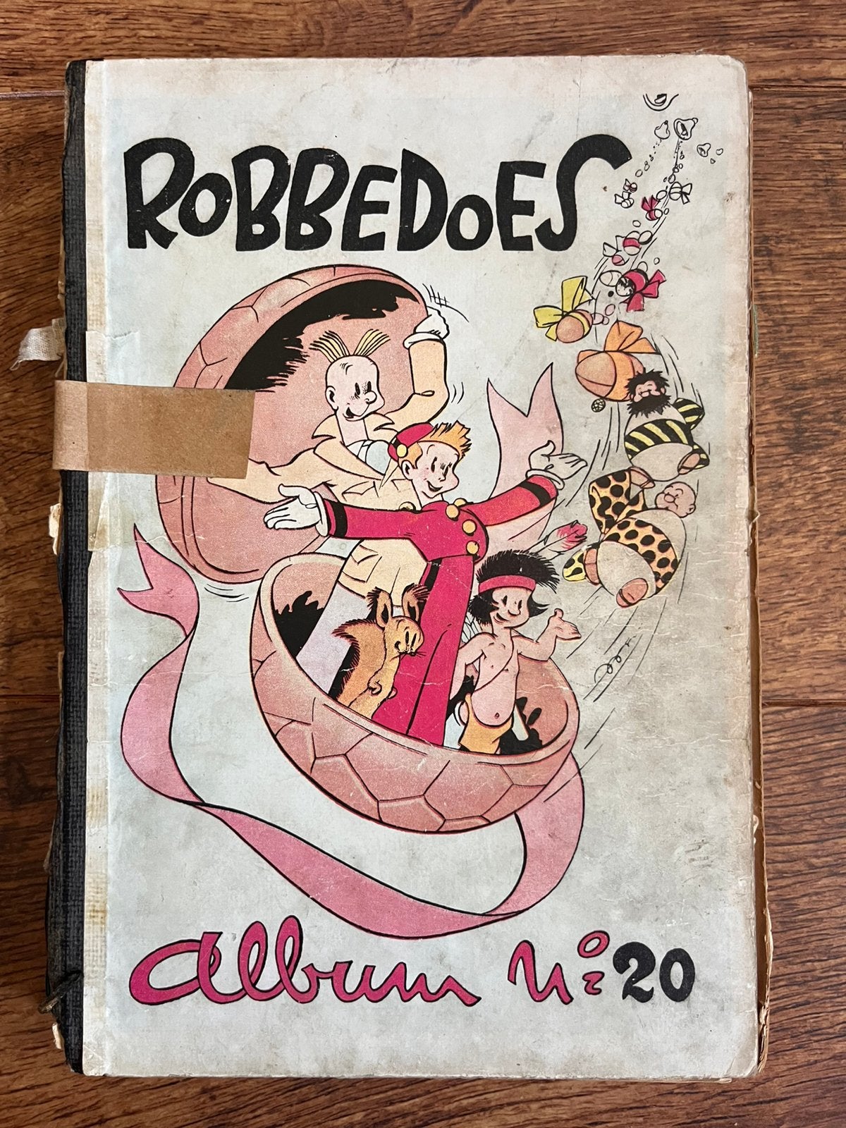 Robbedoes 1947 verzamelband nr. 353-369 (17 nummers), Meerdere stripboeken, Ophalen of Verzenden, Gelezen