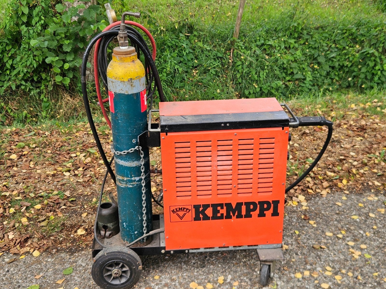 Kemppi KempoMat 150 MIG/MAG lasapparaat met gasfles, Ophalen