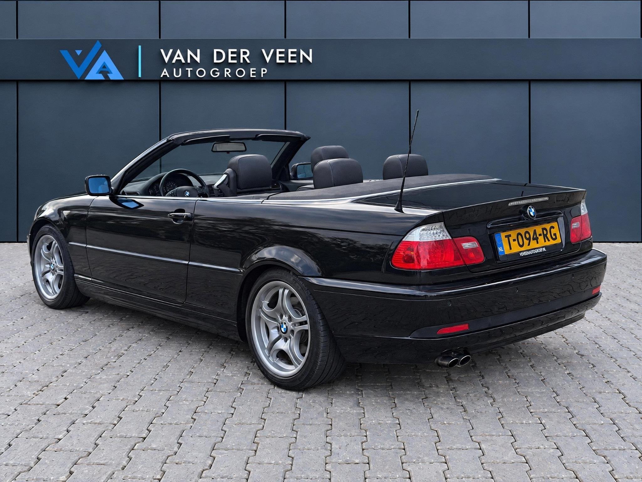 BMW 320CI Cabrio 2.2 Liter 6 Cilinder | Zeer nette staat! |, Auto's, 2171 cc, Gebruikt, Zwart, Cabriolet