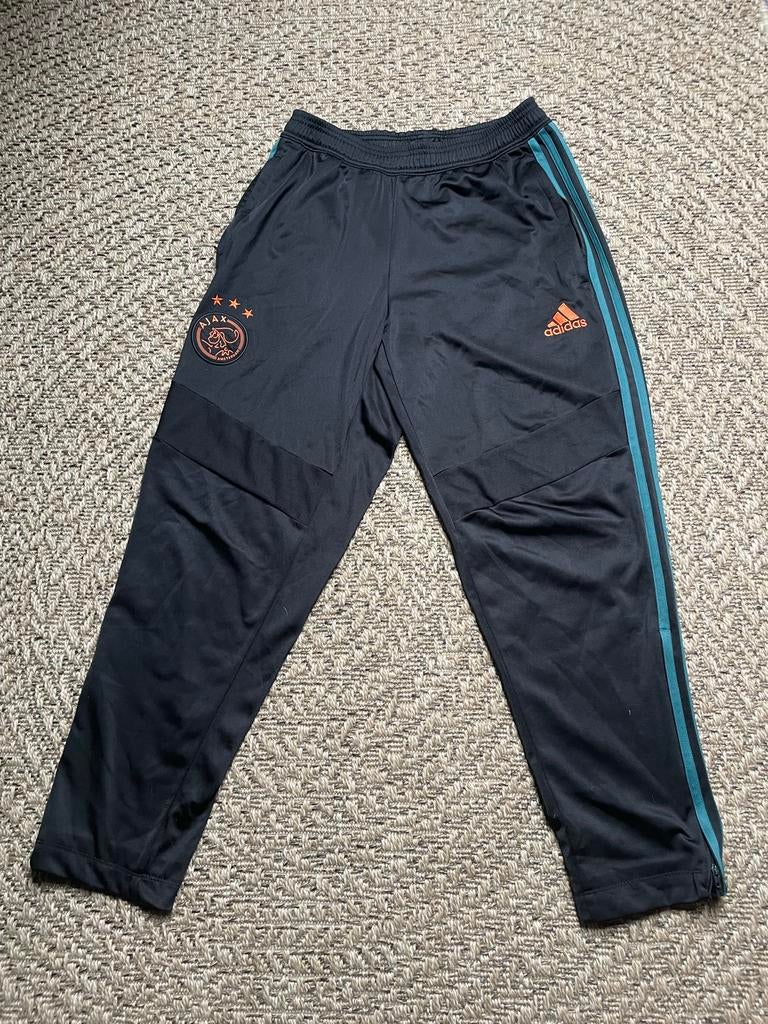 Adidas AFC Ajax Trainingsbroek 2019-2020 - Maat S, Zwart, Ophalen of Verzenden, Zo goed als nieuw, Voetbal