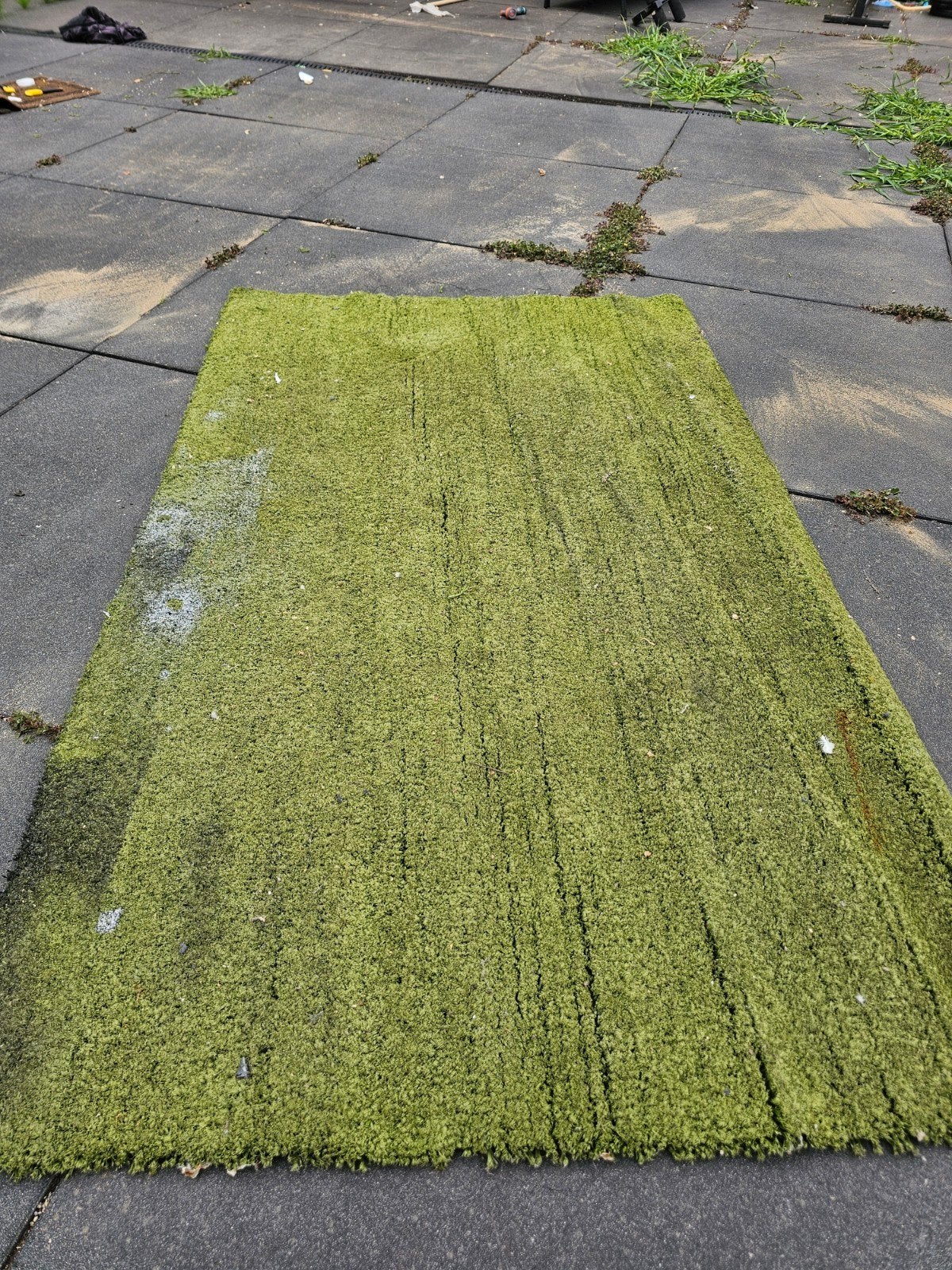 Gebruikt kunstgras, 1.20x2.00 m, Ophalen, Gebruikt, Minder dan 10 m², Kunstgras