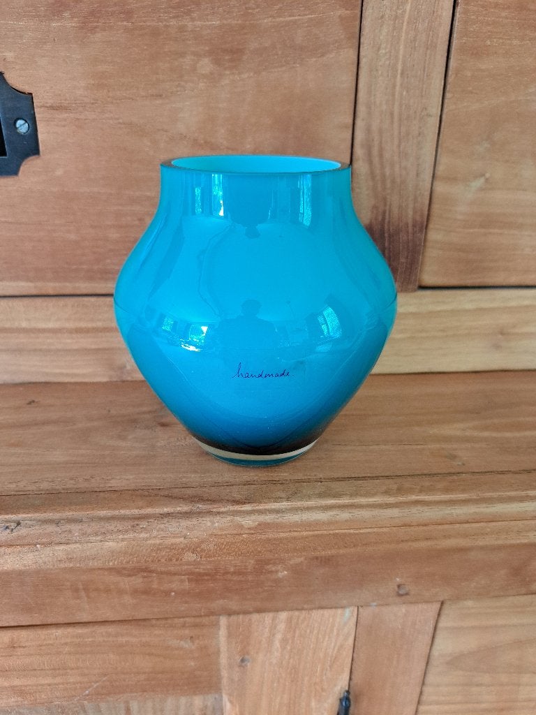 villeroy & Boch glazen vaas Oronda mini artic breeze, Glas of Glazen, Villeroy & Boch, Ophalen of Verzenden, Overige stijlen