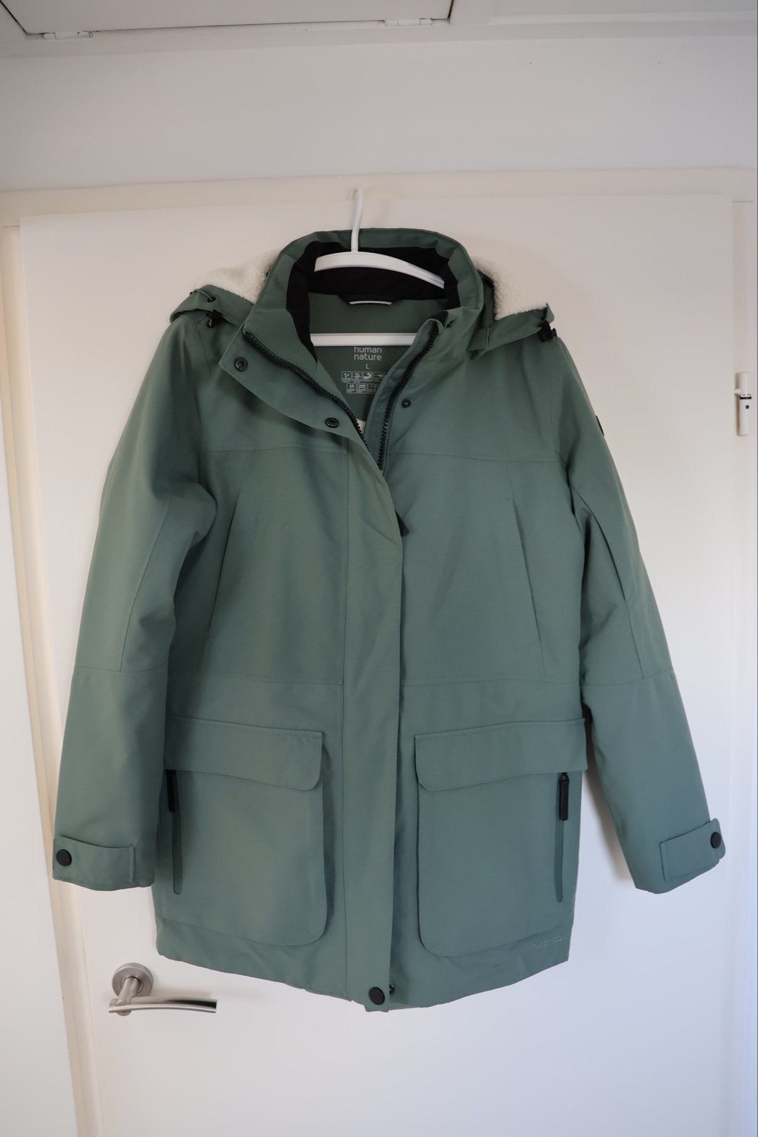 Human Nature winterjas, maat L, groen, Kleding | Dames, Ophalen of Verzenden, Zo goed als nieuw, Maat 42/44 (L), Groen