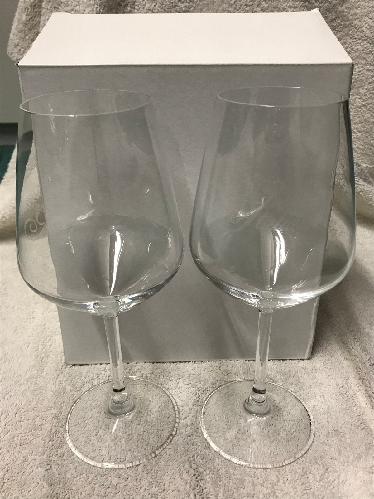 Twee Grand Maestro Italiano wijnglazen, Nieuw, Ophalen of Verzenden, Overige merken, Glas