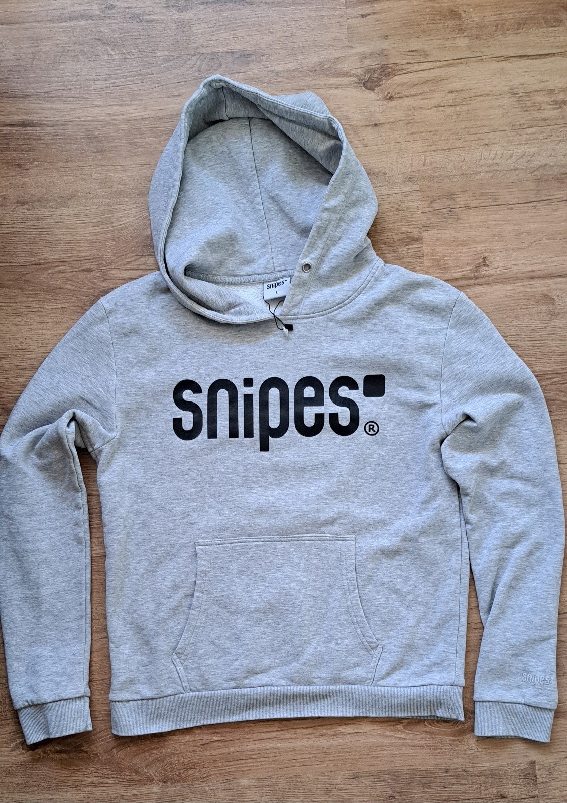 Grijze SNIPES hoodie zgan Maat L, Maat 42/44 (L), Ophalen of Verzenden, Zo goed als nieuw, Grijs