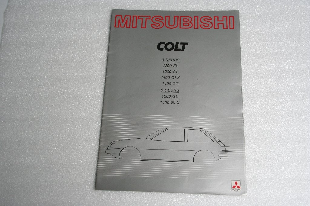 Folder Mitsubishi Colt (09-1981) (24), Boeken, Ophalen of Verzenden, Nieuw, Mitsubishi