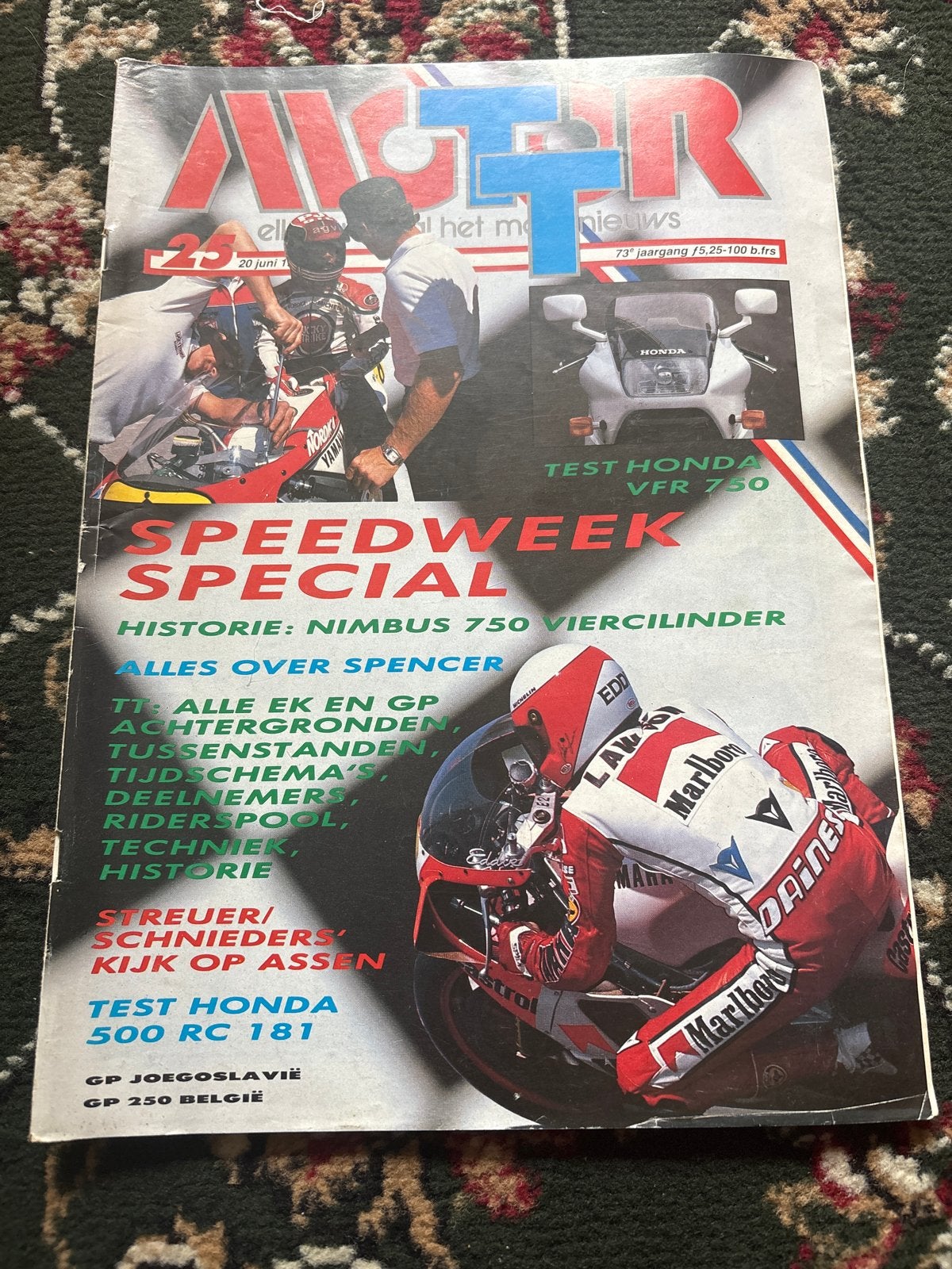 Oude Motor Magazine: Speedweek Special (1986), Boeken, Ophalen of Verzenden, Gelezen, Algemeen