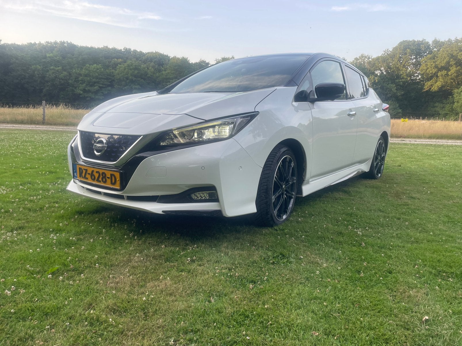 UNIEK: huisaccu: Nissan Leaf Electric evt Wallbox Quasar, Automaat, Achterwielaandrijving, Zwart, Wit