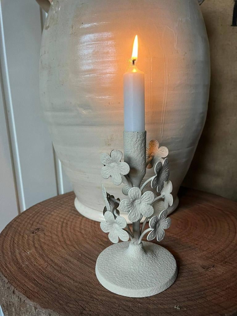 Superleuke kandelaar bohemian,landelijk, Huis en Inrichting, Woonaccessoires | Kandelaars en Kaarsen, Overige materialen, Nieuw